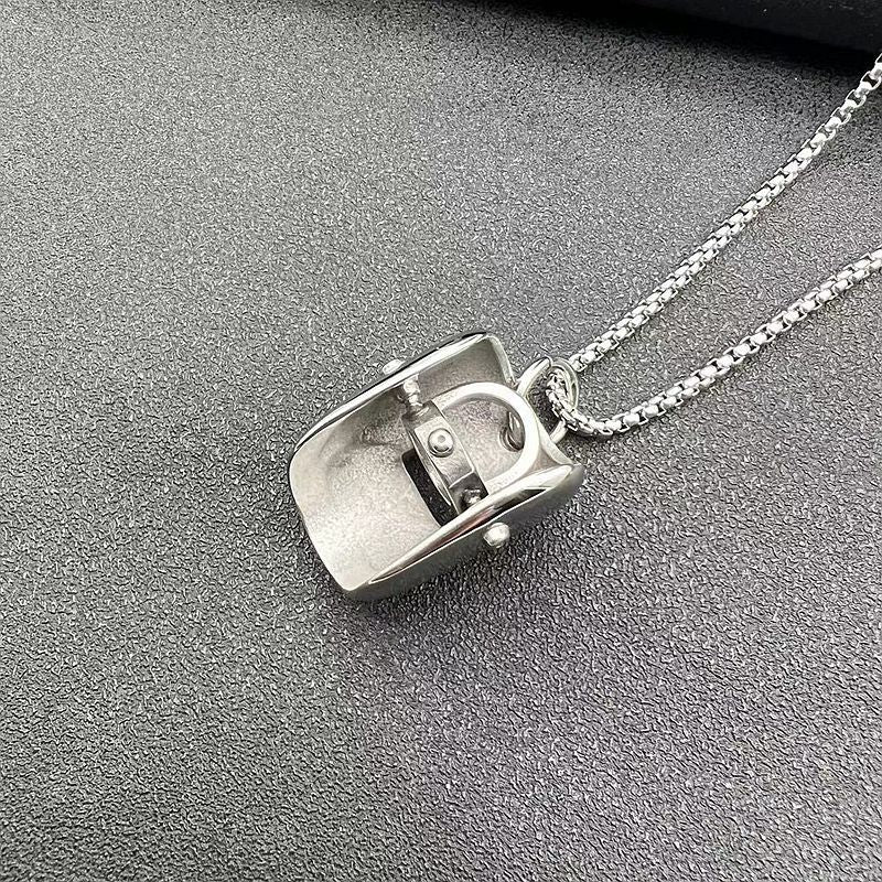 Steel Necklace - Minimalist Unisex
