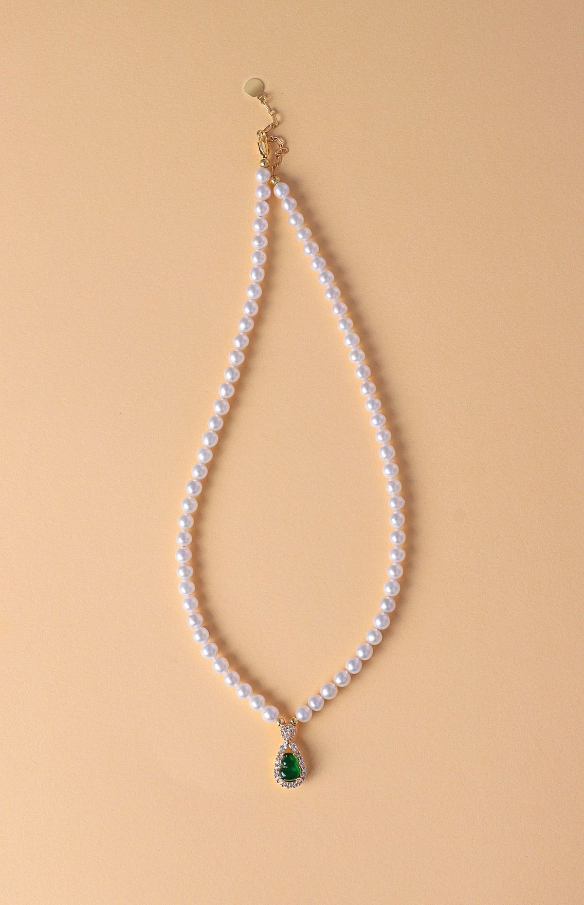 Freshwater Pearl Gourd Pendant Necklace