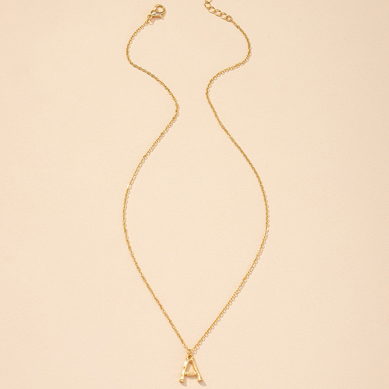 Letter A Pendant Necklace - Vienna Verve Collection