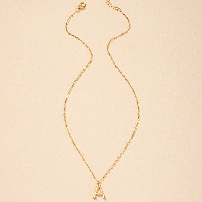 Letter A Pendant Necklace - Vienna Verve Collection