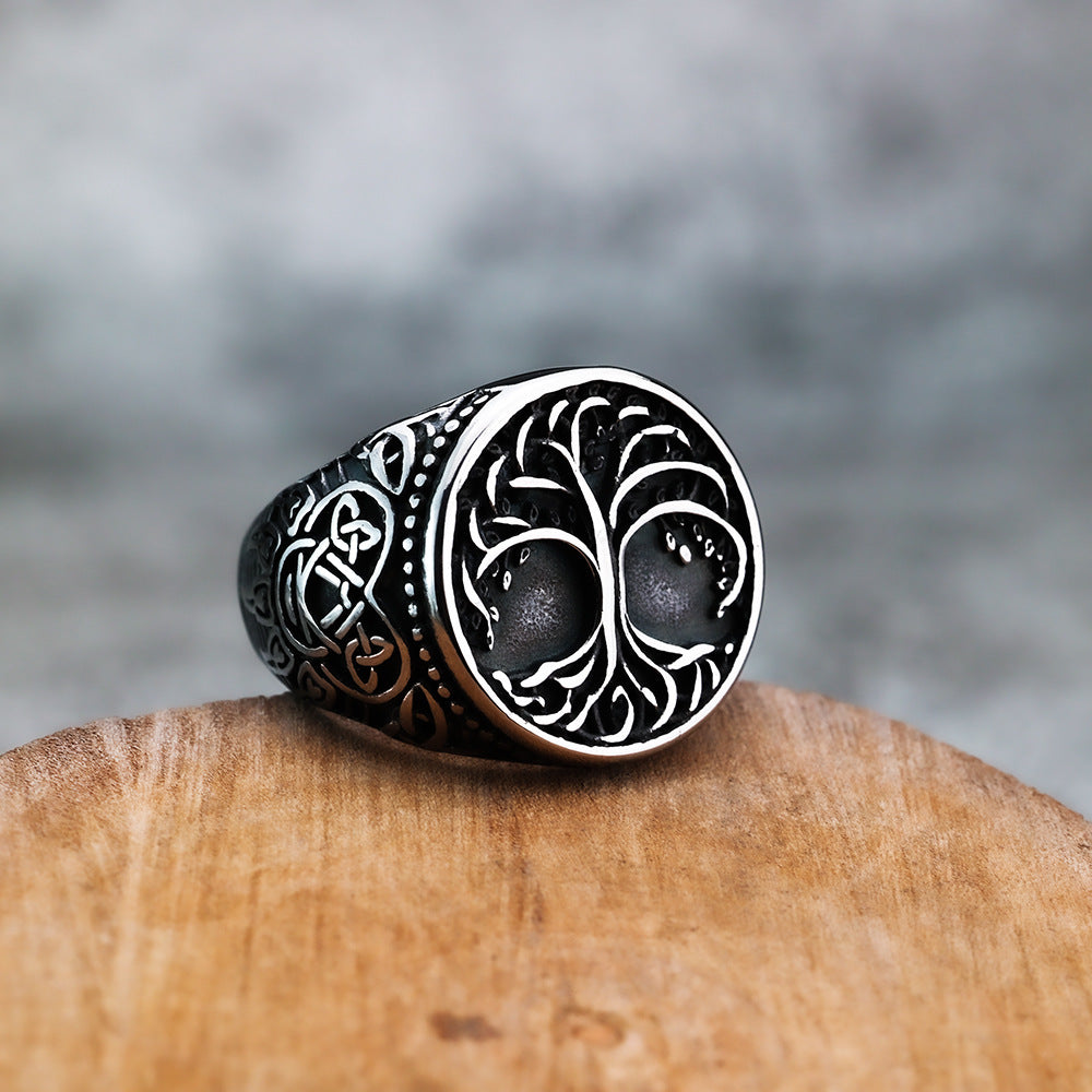 European And American Style Nordic Viking Tree Of Life Ring