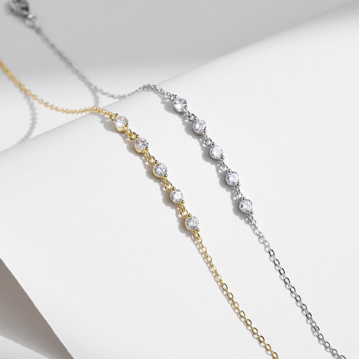 Planderful Everyday Genie Bracelet – Elegant Sterling Silver with Flash Zircon