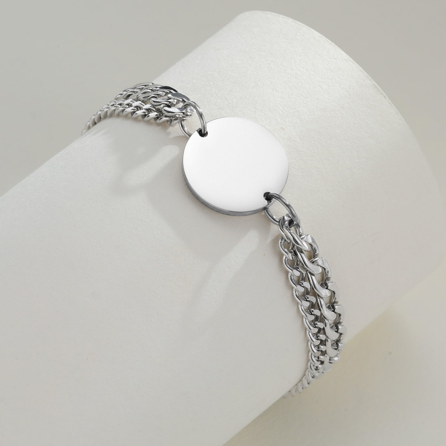 Planderful Everyday Genie Stainless Steel Unisex Double Layer Bracelet For Couples