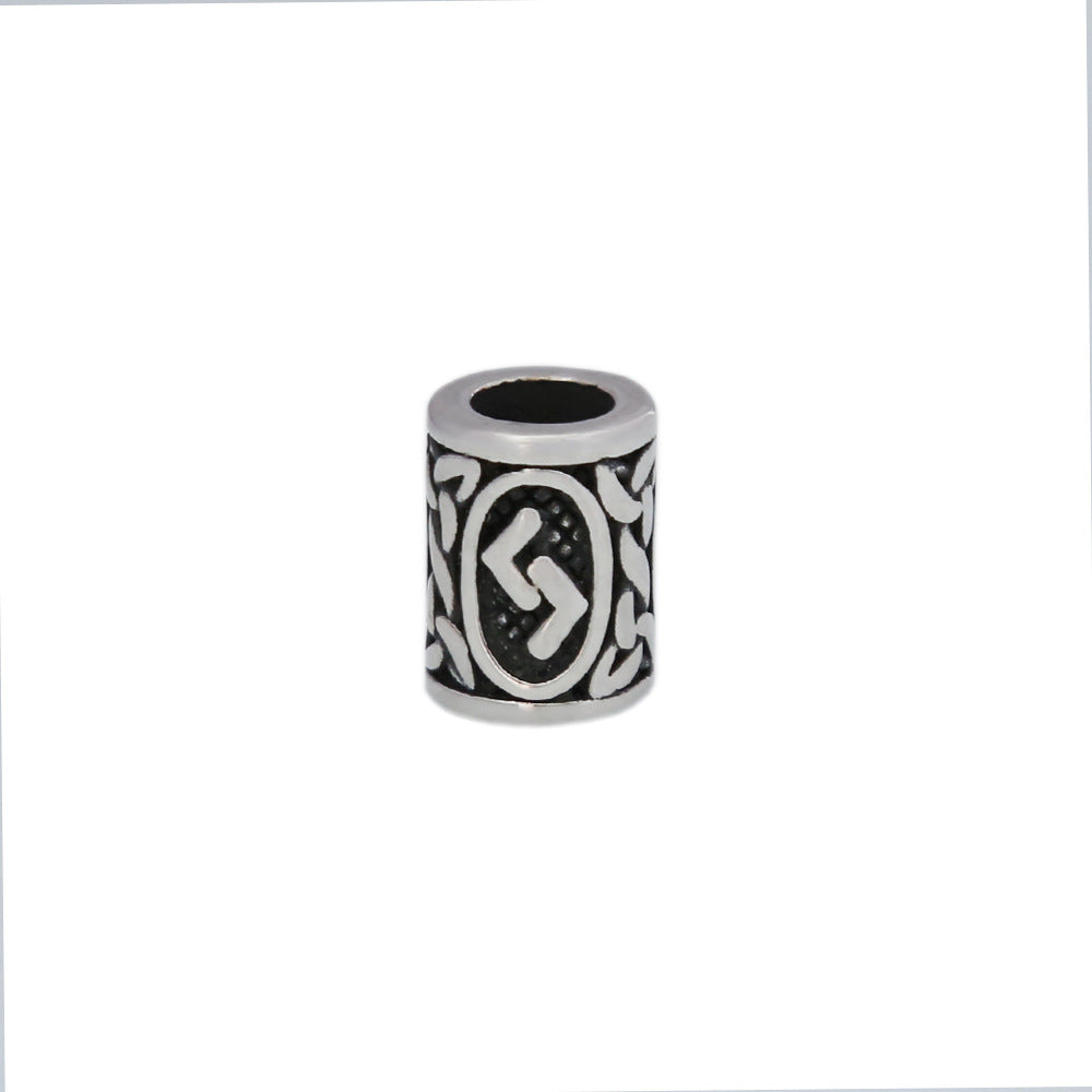 New Retro Stainless Steel Beads Viking Luhn Accessories Wholesale for Men