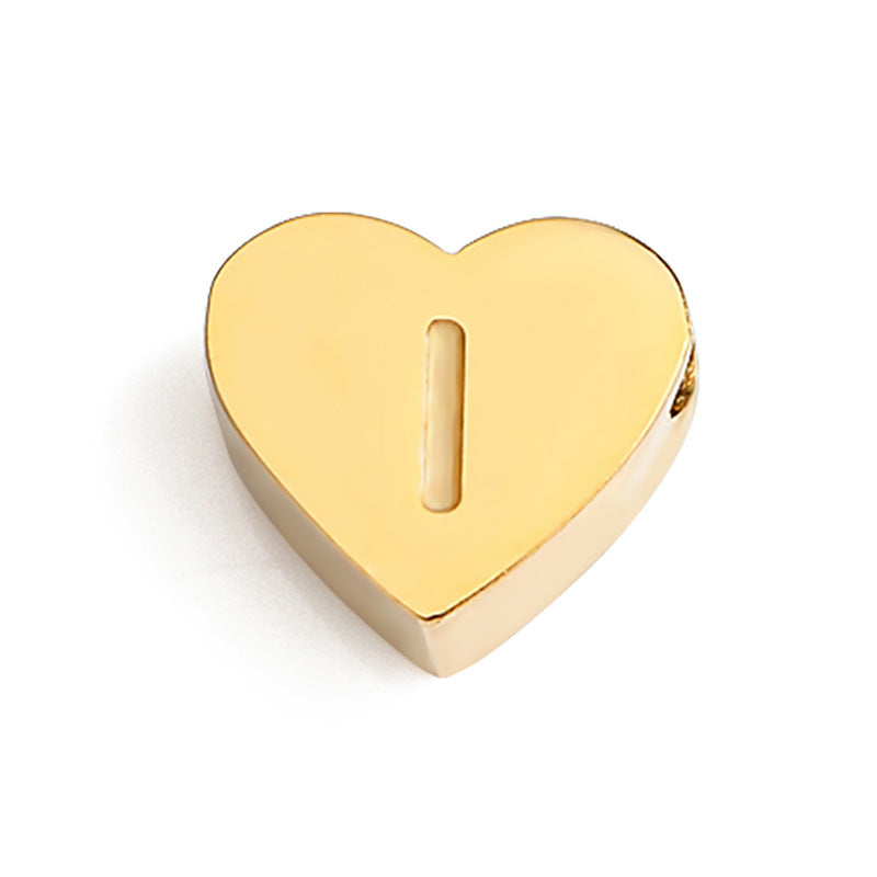 Planderful Jewelry Custom Name Necklace Stainless Steel 3D Love Design For Collarbone Chain