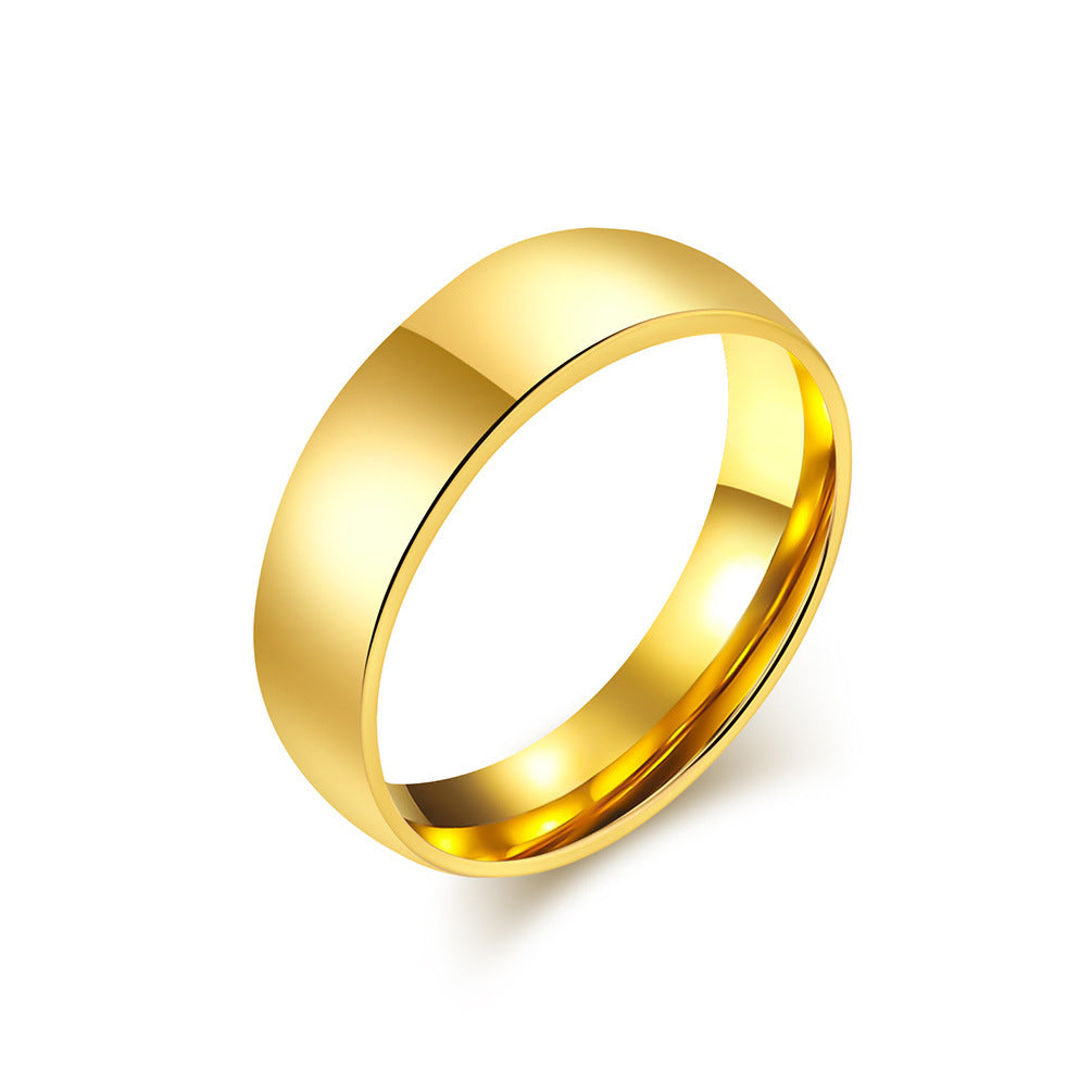 Modern Stainless Steel Ring — Gold / Silver / Black