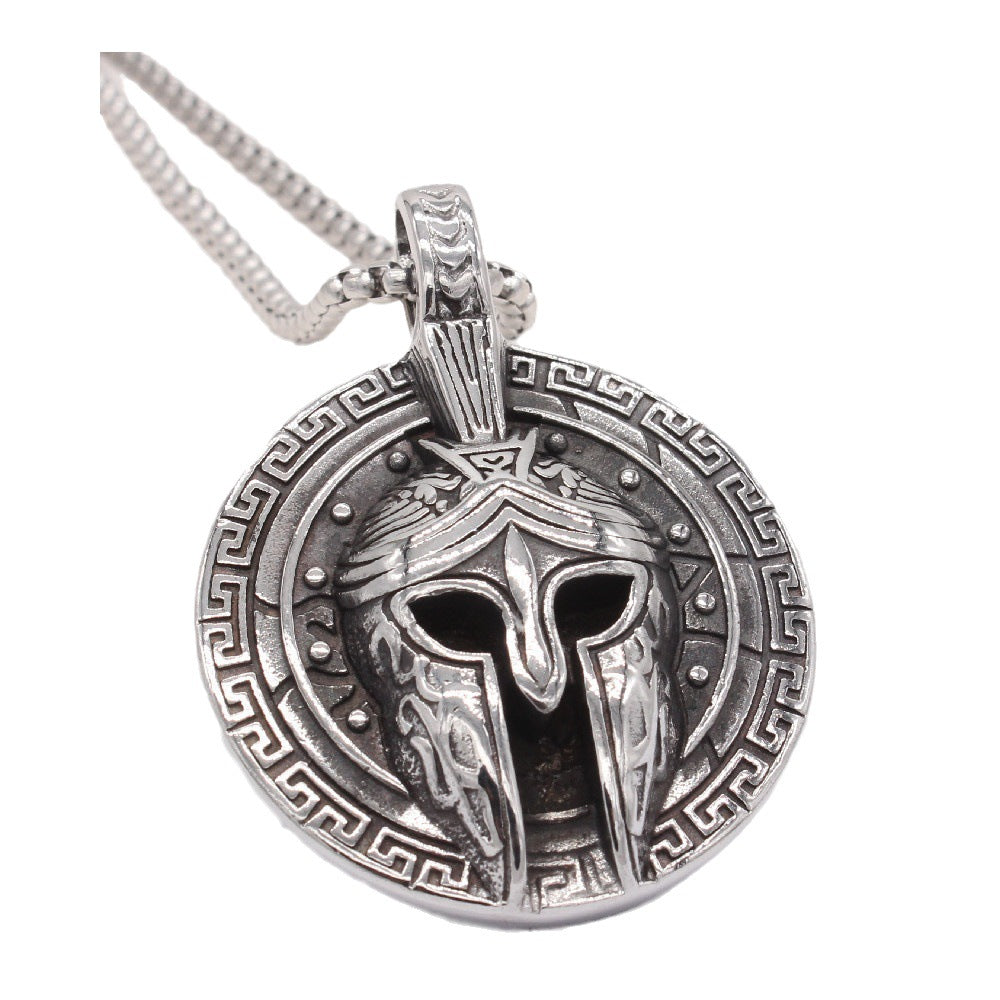 Pharaoh Mask Titanium Steel Pendant Necklace