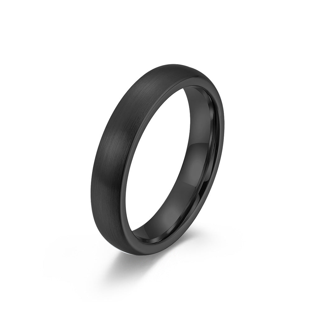 Tungsten Steel Matte Ring