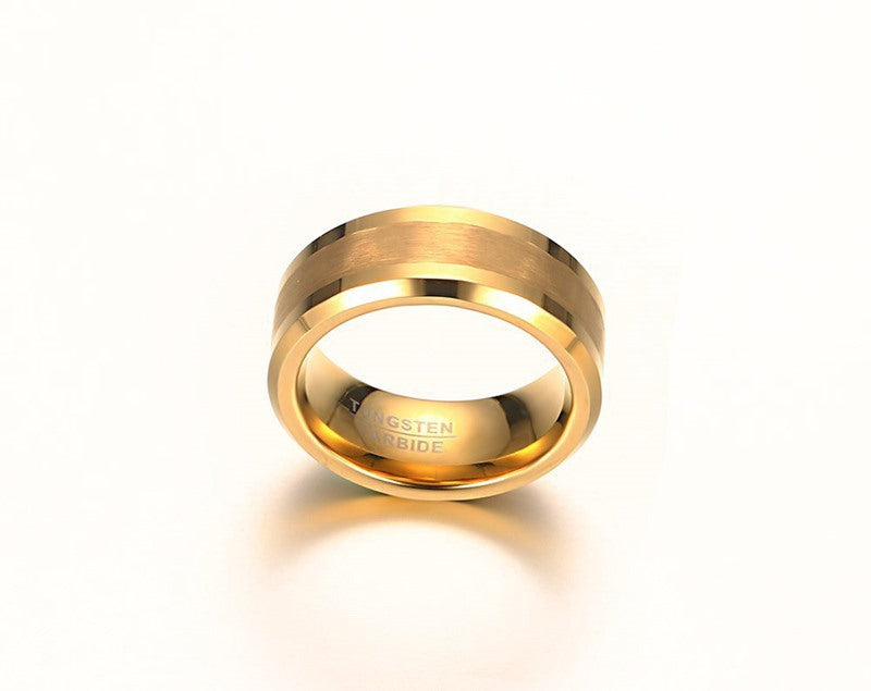 Simple Jewelry Ring Wholesale 8MM Tungsten Steel Ring