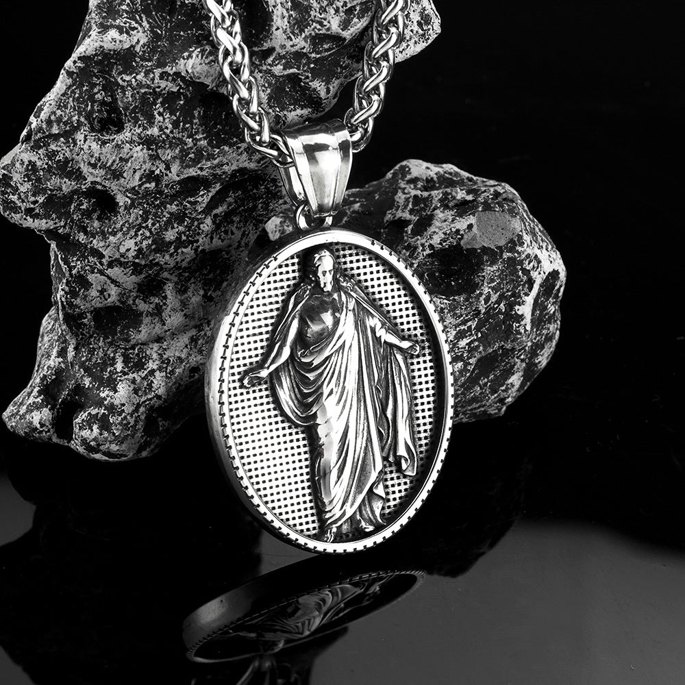 European And American Retro Men's Jewelry Pendant Necklace