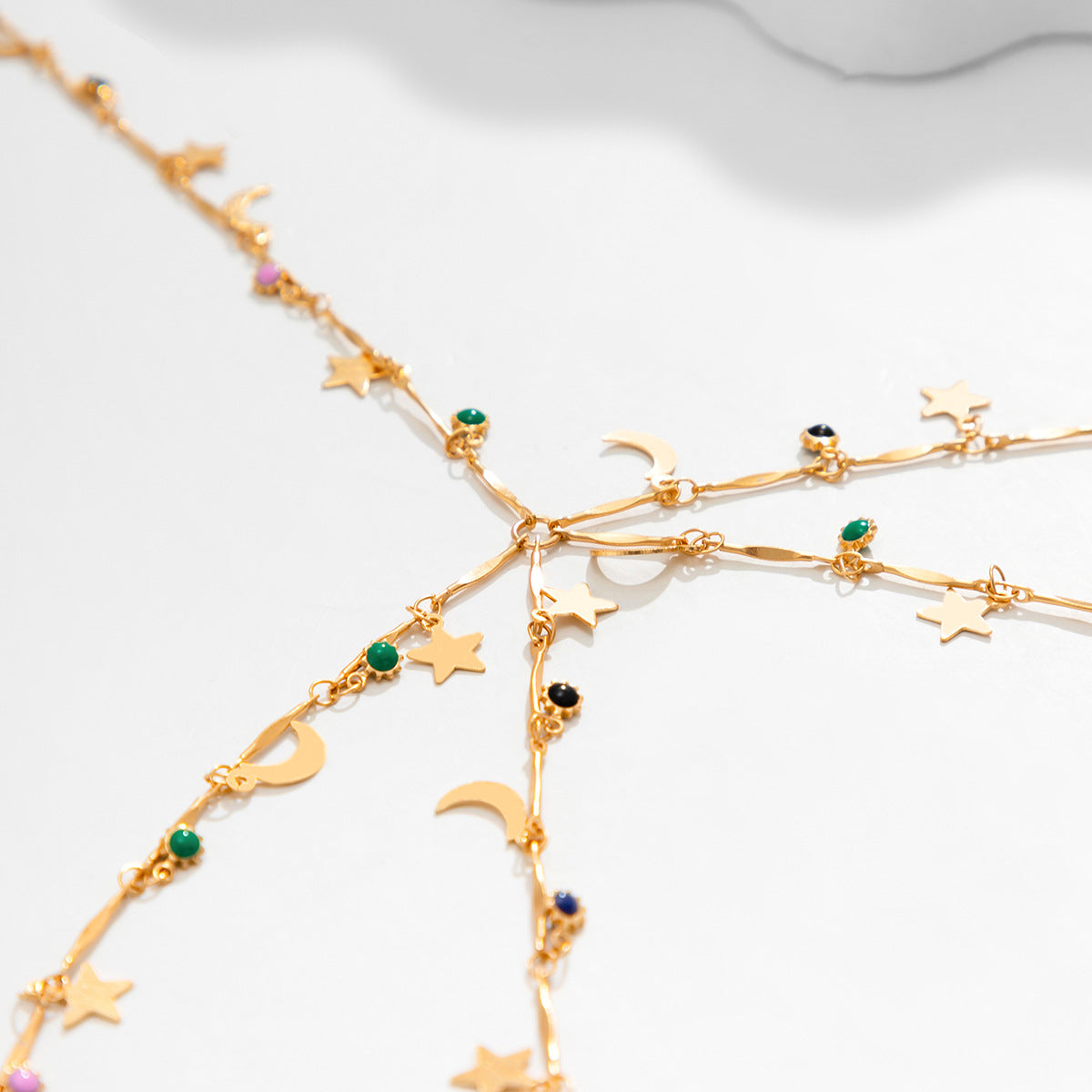 Alluring Vienna Verve Female Jewelry Set for Neck, Waist, and Body