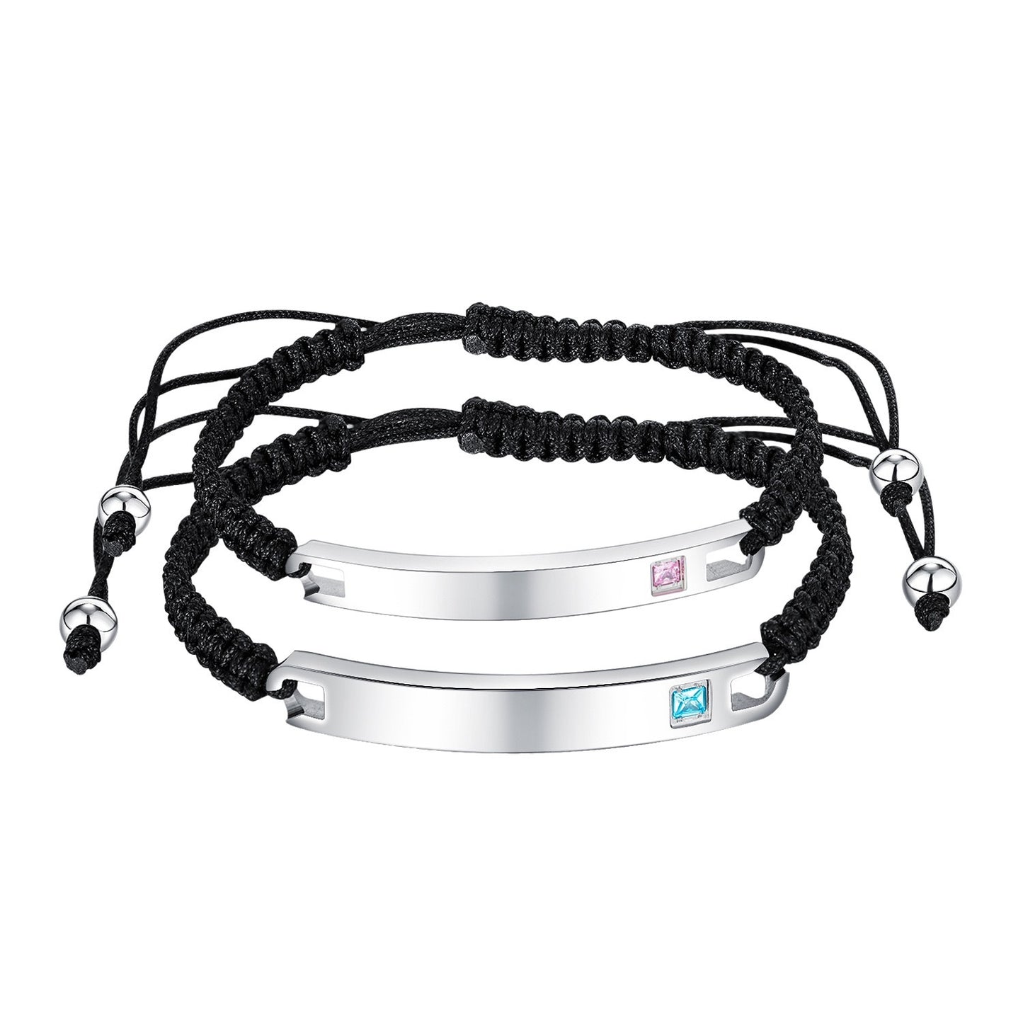 Planderful Everyday Genie Titanium Steel Couple Bracelet for Women Stylish Daily Jewelry