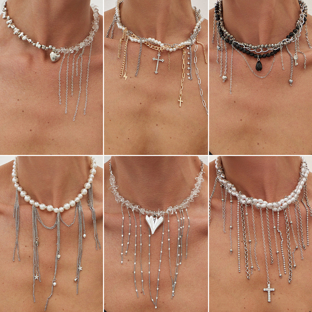 Planderful Vienna Verve Necklace – Elegant Imitation Pearl Design