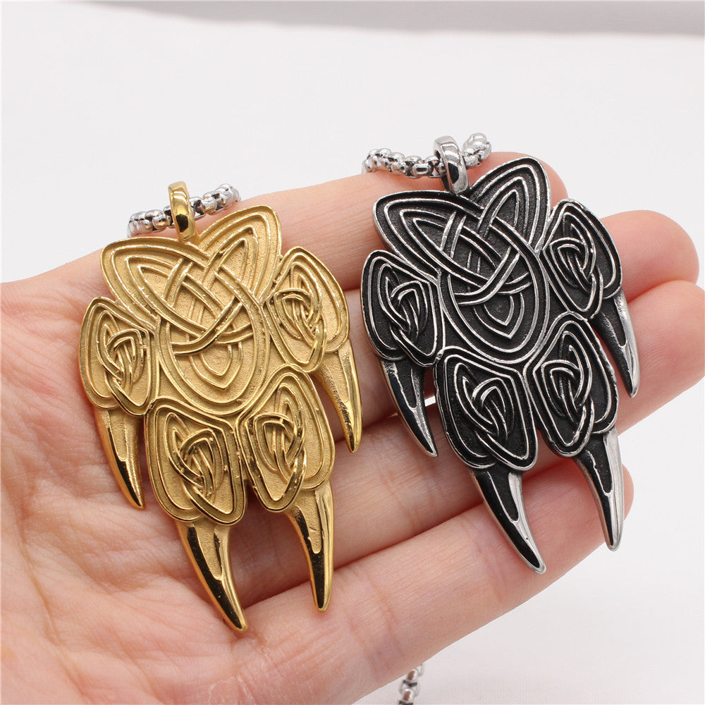 Nordic Pirate Titanium Steel Pendant Necklace
