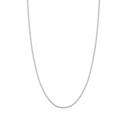 925 Sterling Silver Beanie Chain Necklace