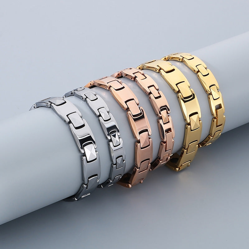 Planderful Magnet Stone Adjustable Couple Bracelet For Men