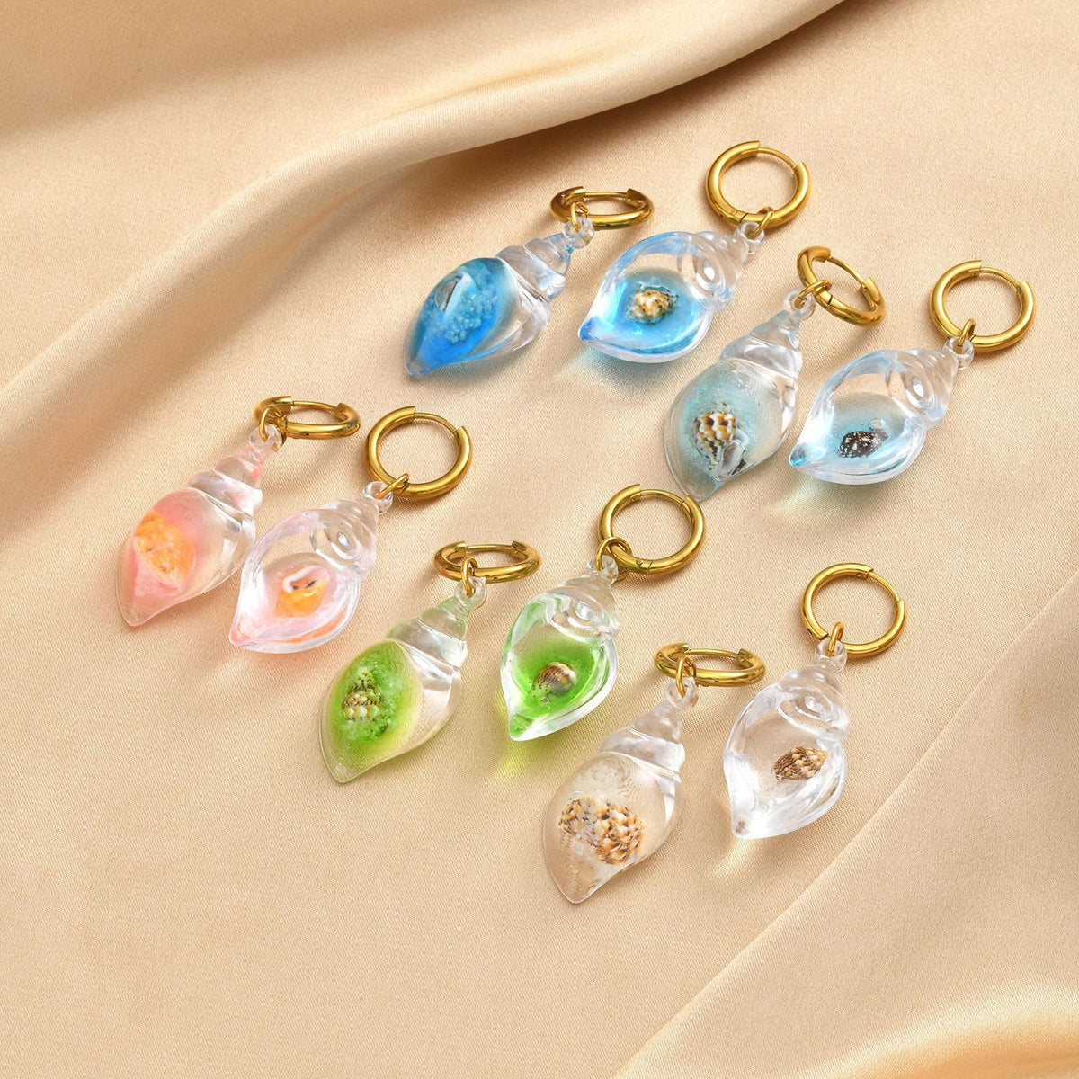 Gold- or Silver-Tone Charm Drop Earrings — 5 Styles