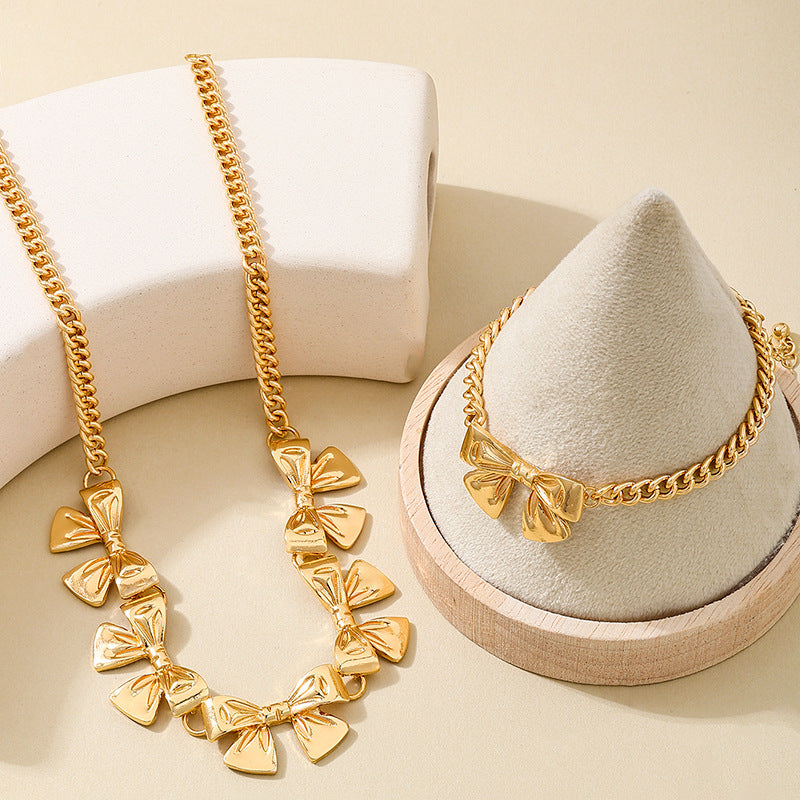 Planderful Vienna Verve Women's Exquisite Bow Jewelry Set
