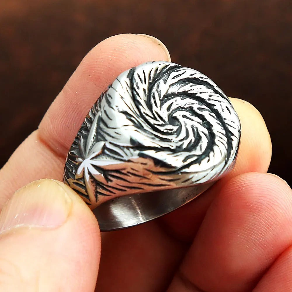 Punk Mushroom Stainless Steel Men's Bracelet