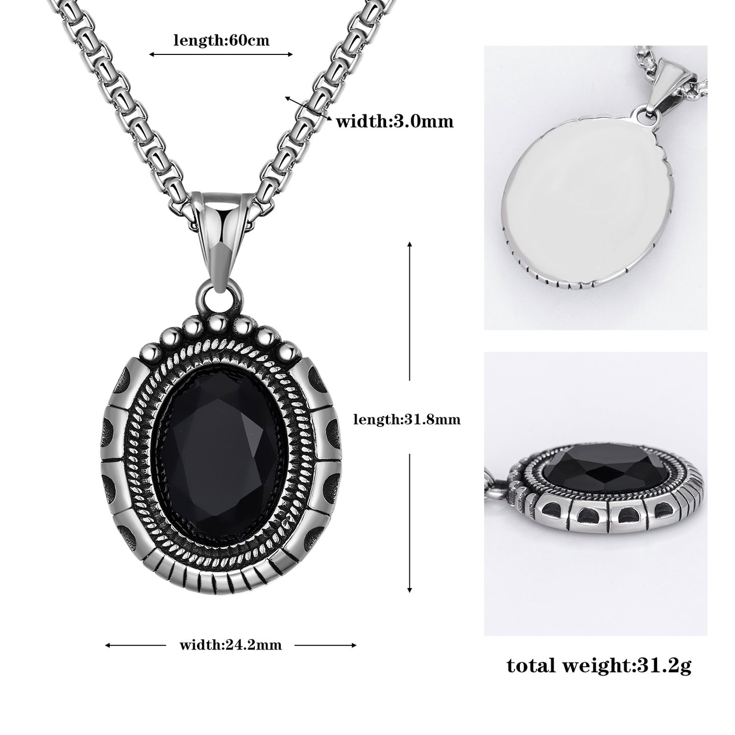 Steel Necklace – Dainty Everyday Wear