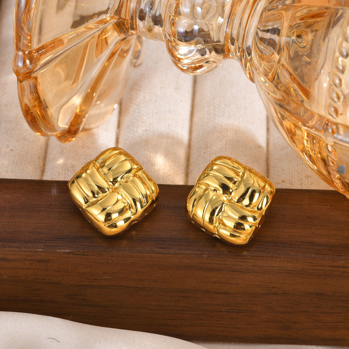 Stainless Steel Geometric Earrings
