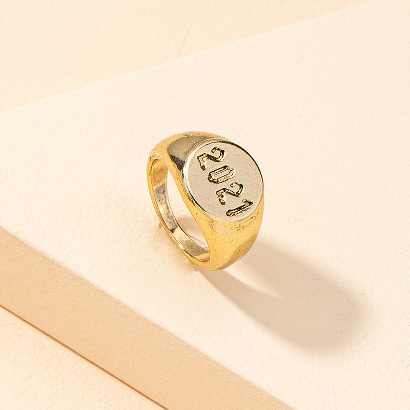 Gothic Number Retro Ring for Instagrammers and Fashionistas