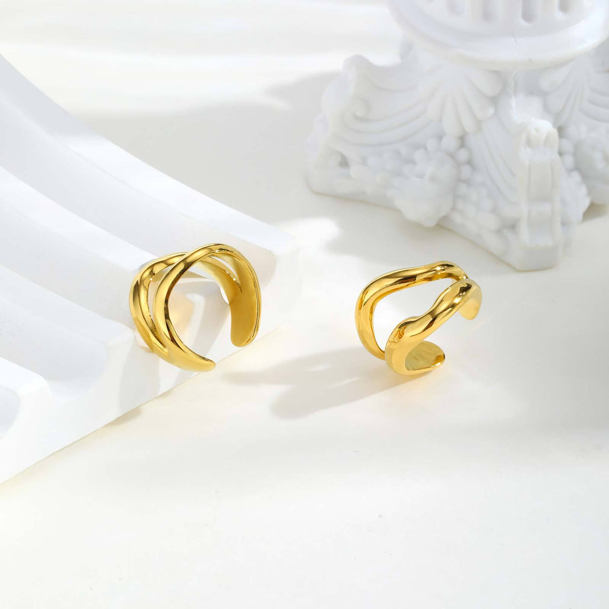 Modern Stainless Steel Earrings