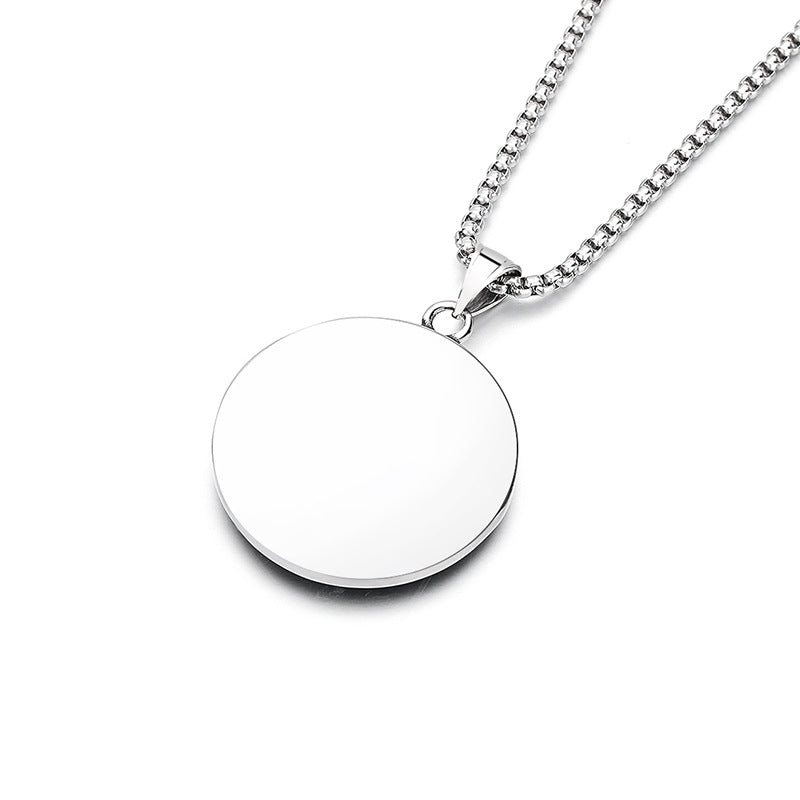 Stainless Steel Necklace – Statement Nordic Viking Wolf Rune