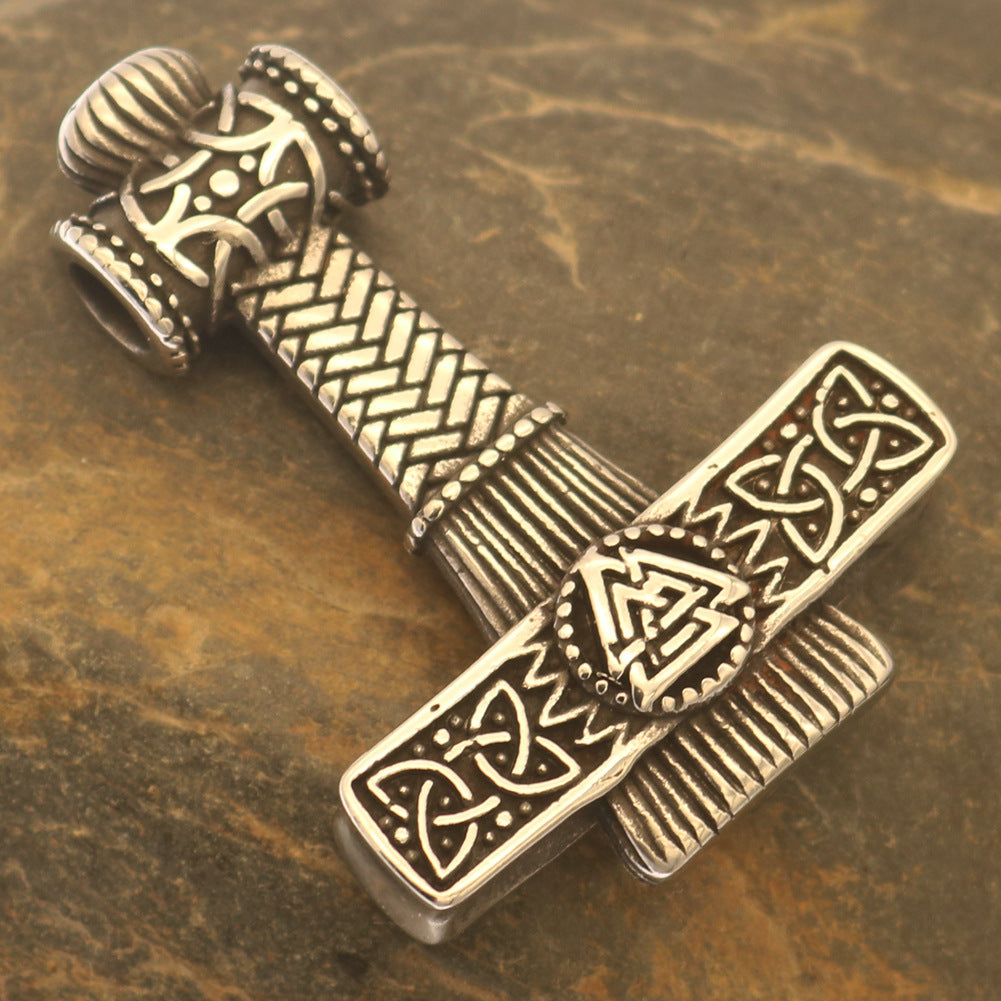 Planderful Odin Rune Necklace Unisex Titanium Steel Pendant