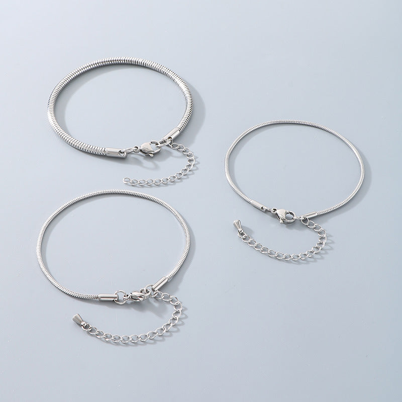 Planderful Adjustable Titanium Steel For Men Bracelet