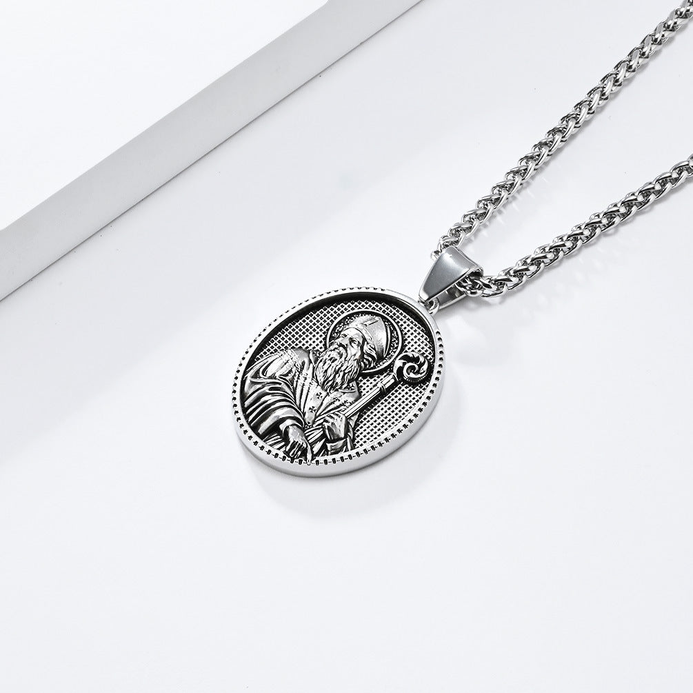 European And American Virgin Mary Pendant For Men Gifts