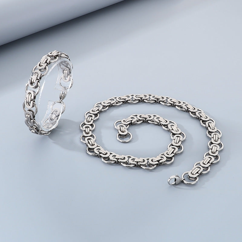 Personalized Hip Hop Emperor Chain Circle Bracelet For Men