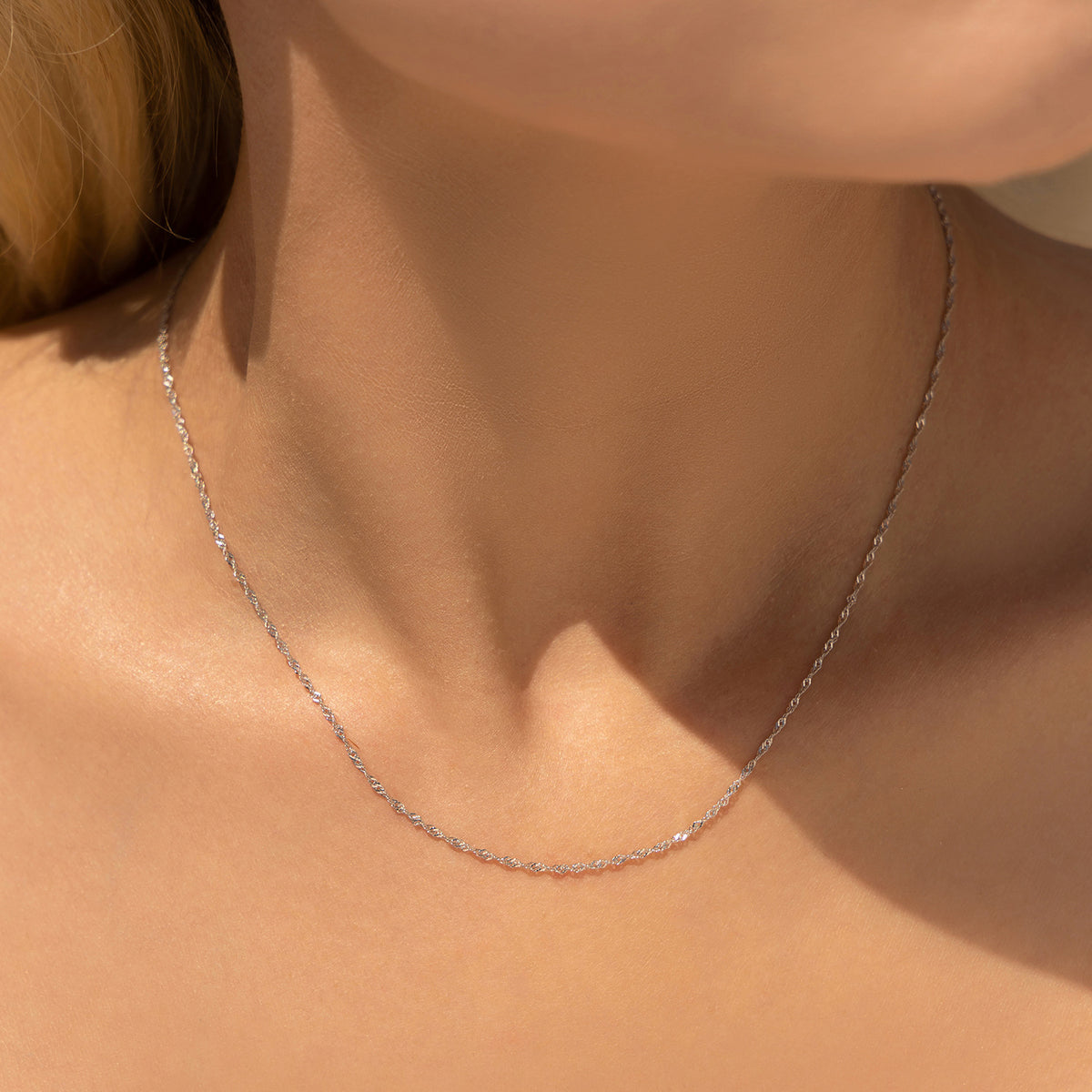 925 Sterling Silver Pendant-Free Chain Necklace