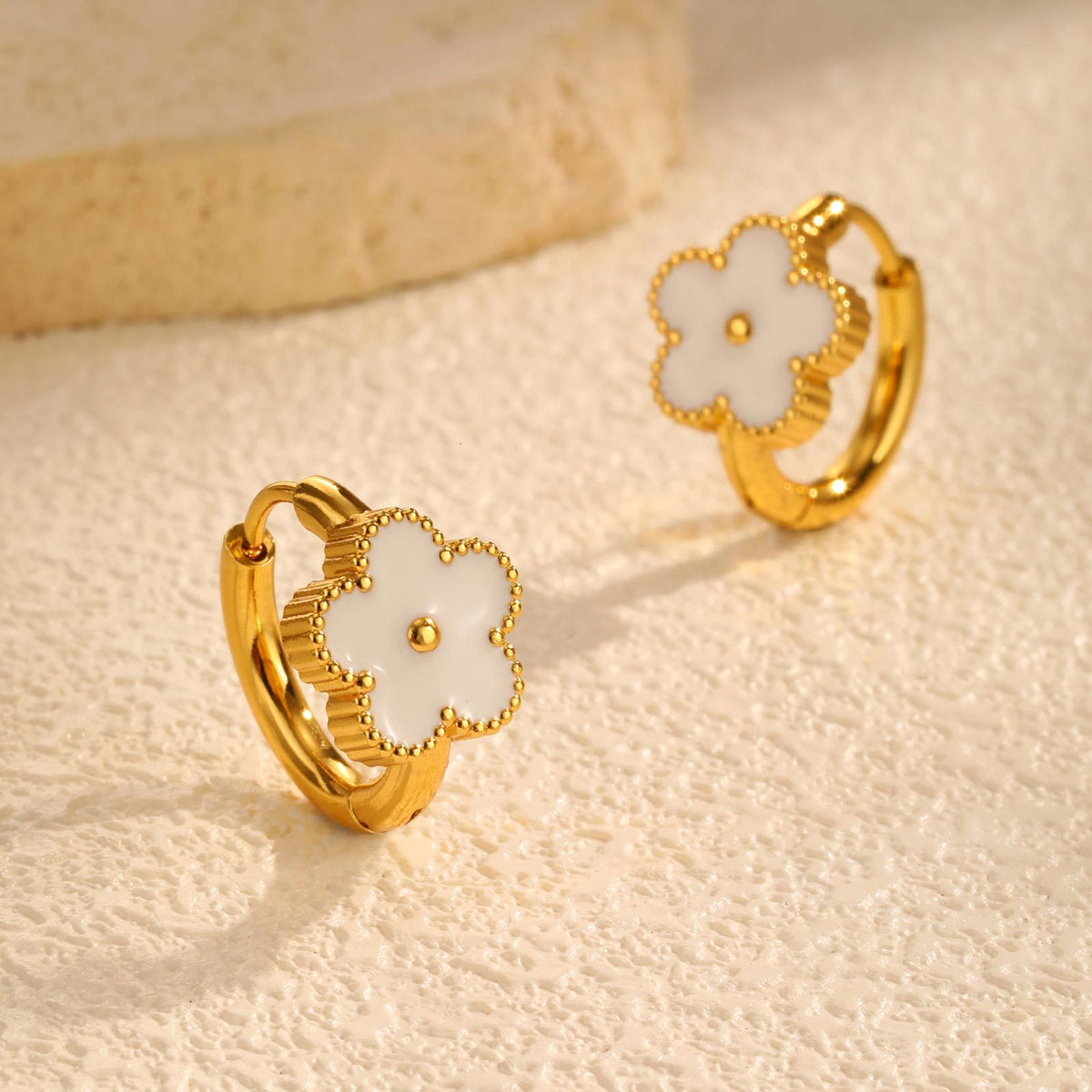 Floral Earrings — Color & Design Options