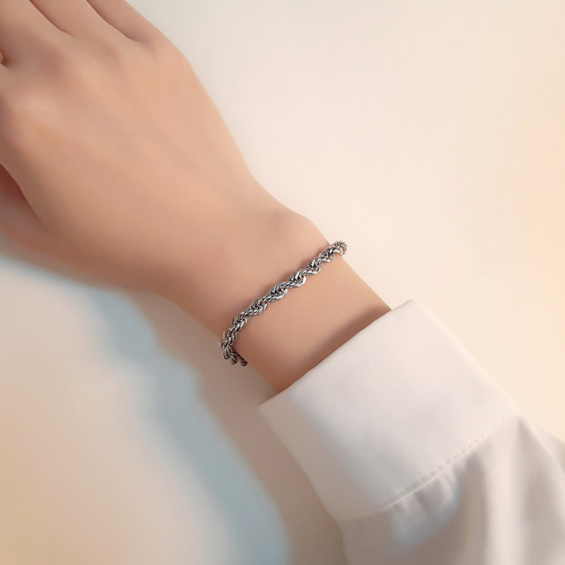 European And American Jewelry Fashionable Twist Bracelet