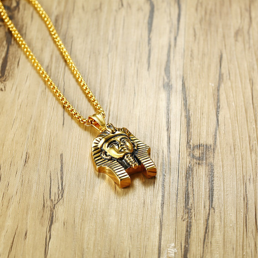 Ancient Mysterious Jewelry Stainless Steel Pharaoh Pendant