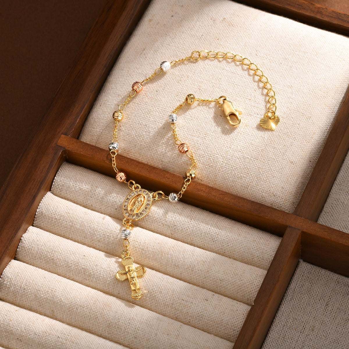 **Cross Copper Bracelet Unisex