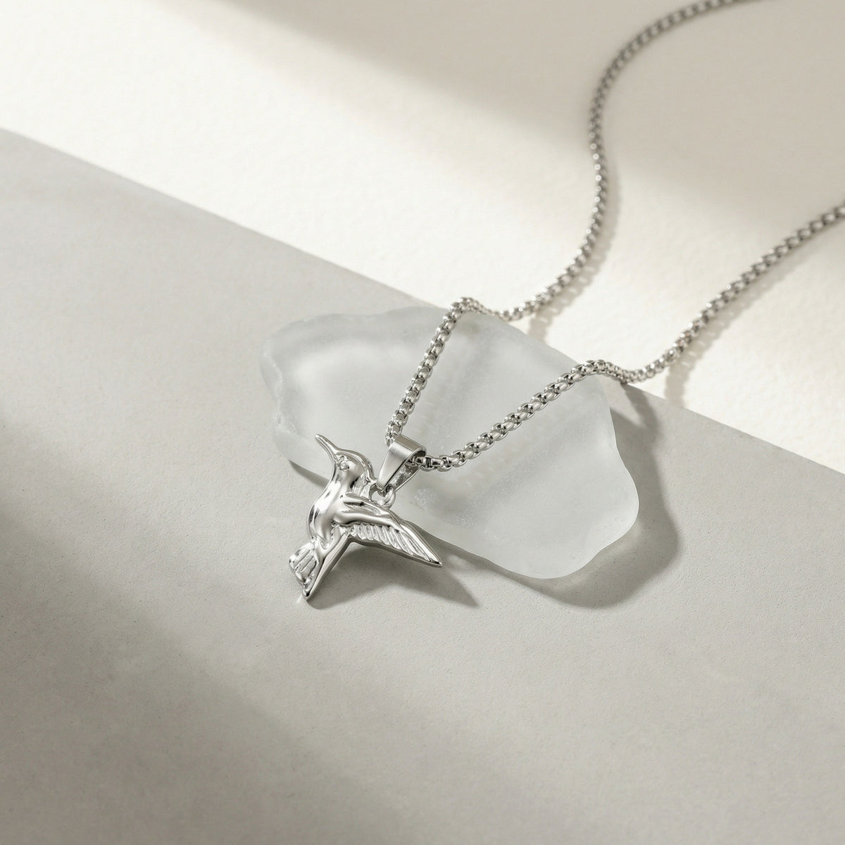 Hummingbird Stainless Steel Pendant