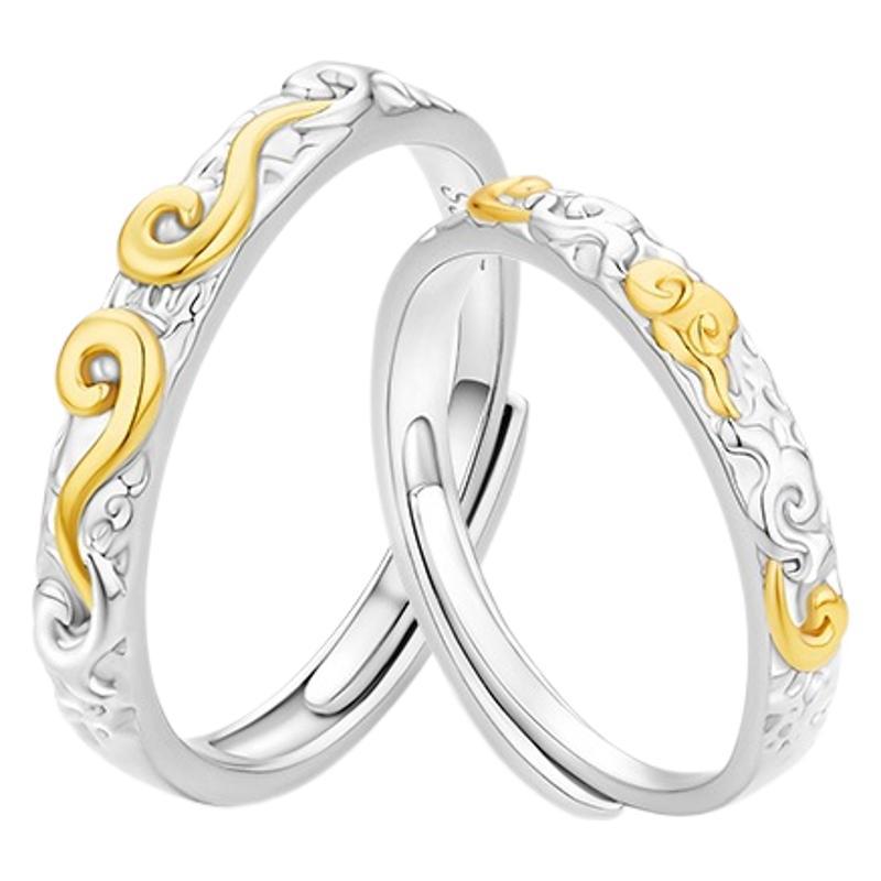 Myth Wukong Couple Ring 925 Sterling Silver Premium Gift