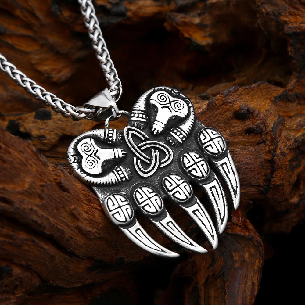 Punk Viking Stainless Steel Pendant Necklace