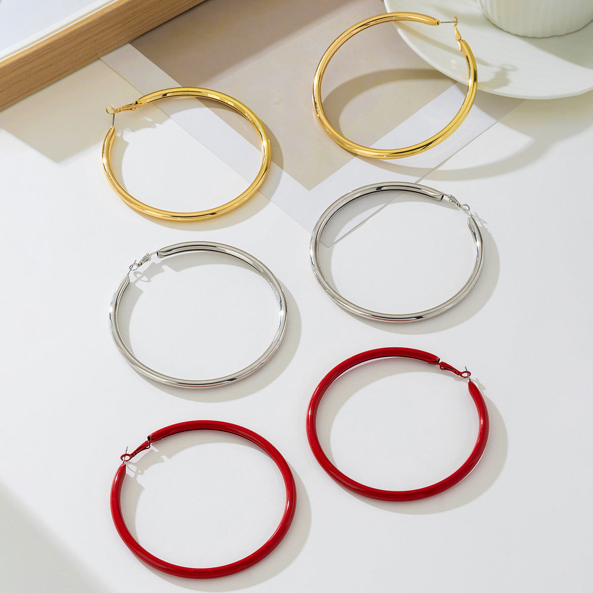 Planderful Vienna Verve Earrings – Bold Geometric Design