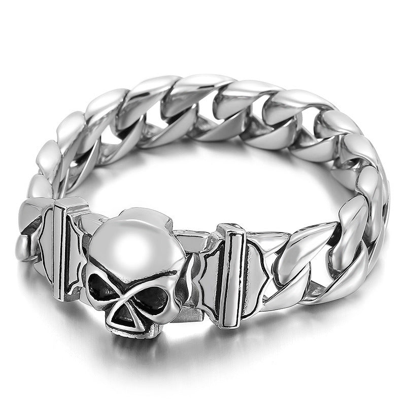 Trends Skull Men's Stainless Steel Bracelet