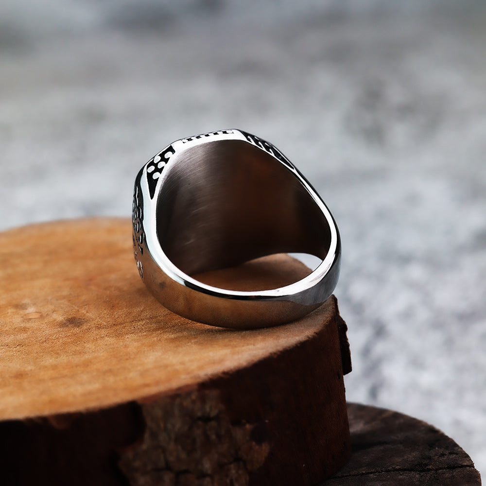 Nordic Viking Ring Celtic Bear Claw Men's Titanium Steel Jewelry