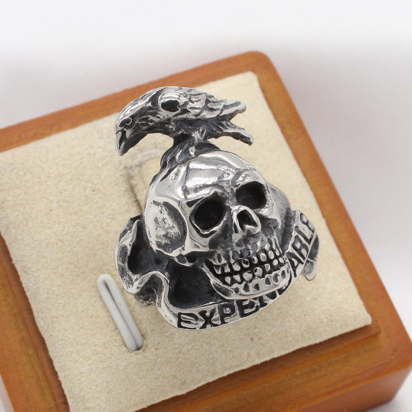 Planderful Everyday Genie – European and American Personalized Retro Skull Men's Titanium Steel Ring