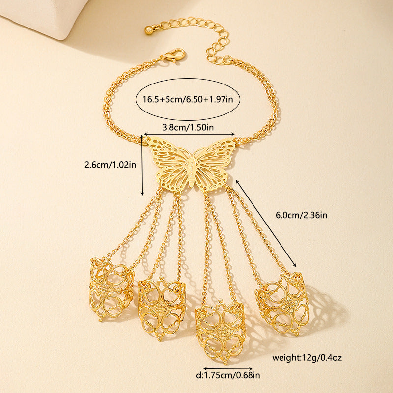 Planderful Vienna Verve Bracelet – Elegant Retro Butterfly Design