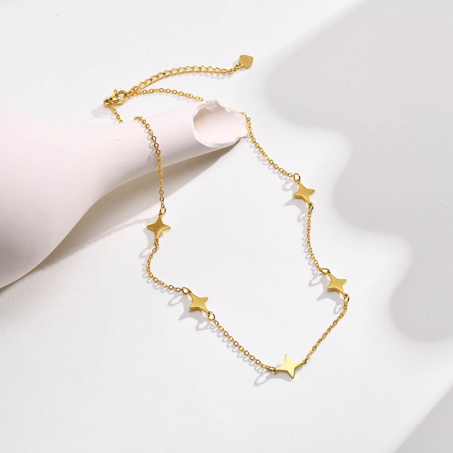 Stainless Steel Versatile Simple Collarbone Chain Gold Necklace