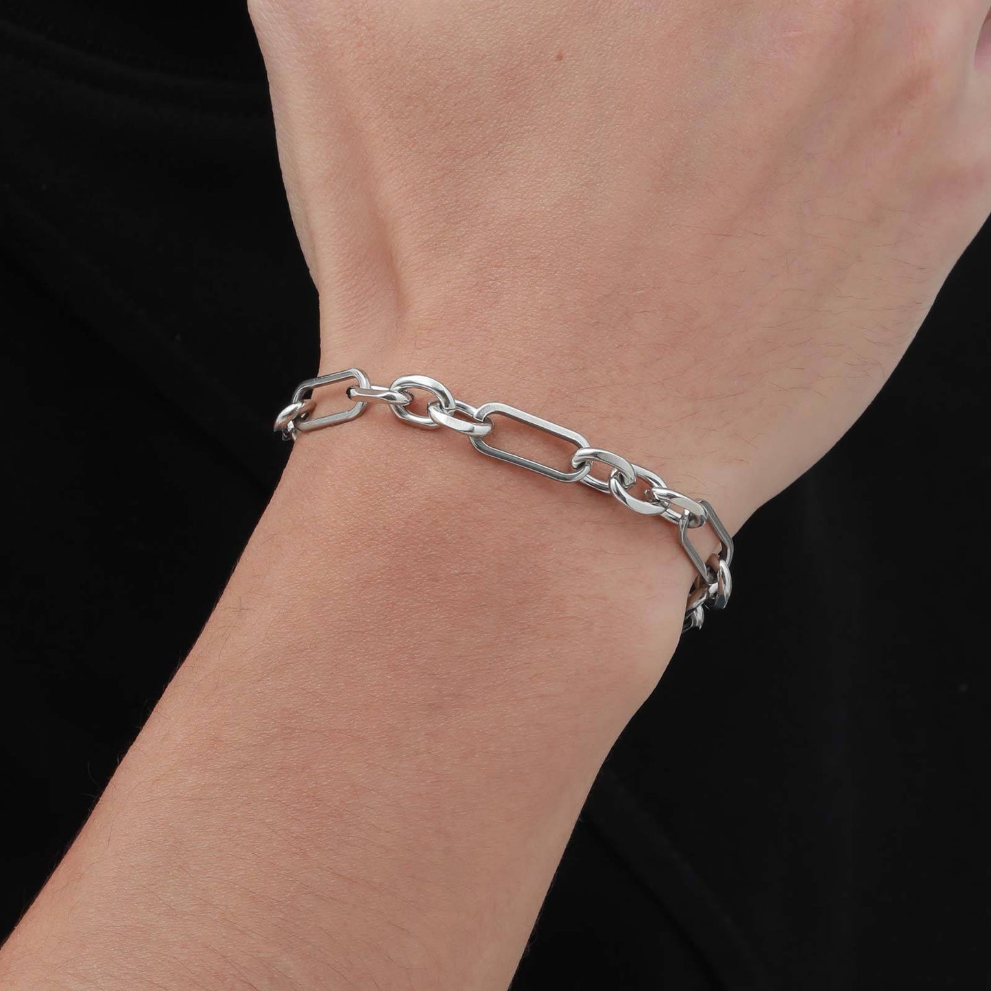 Planderful Mens Stainless Steel Bracelet Handmade For Men