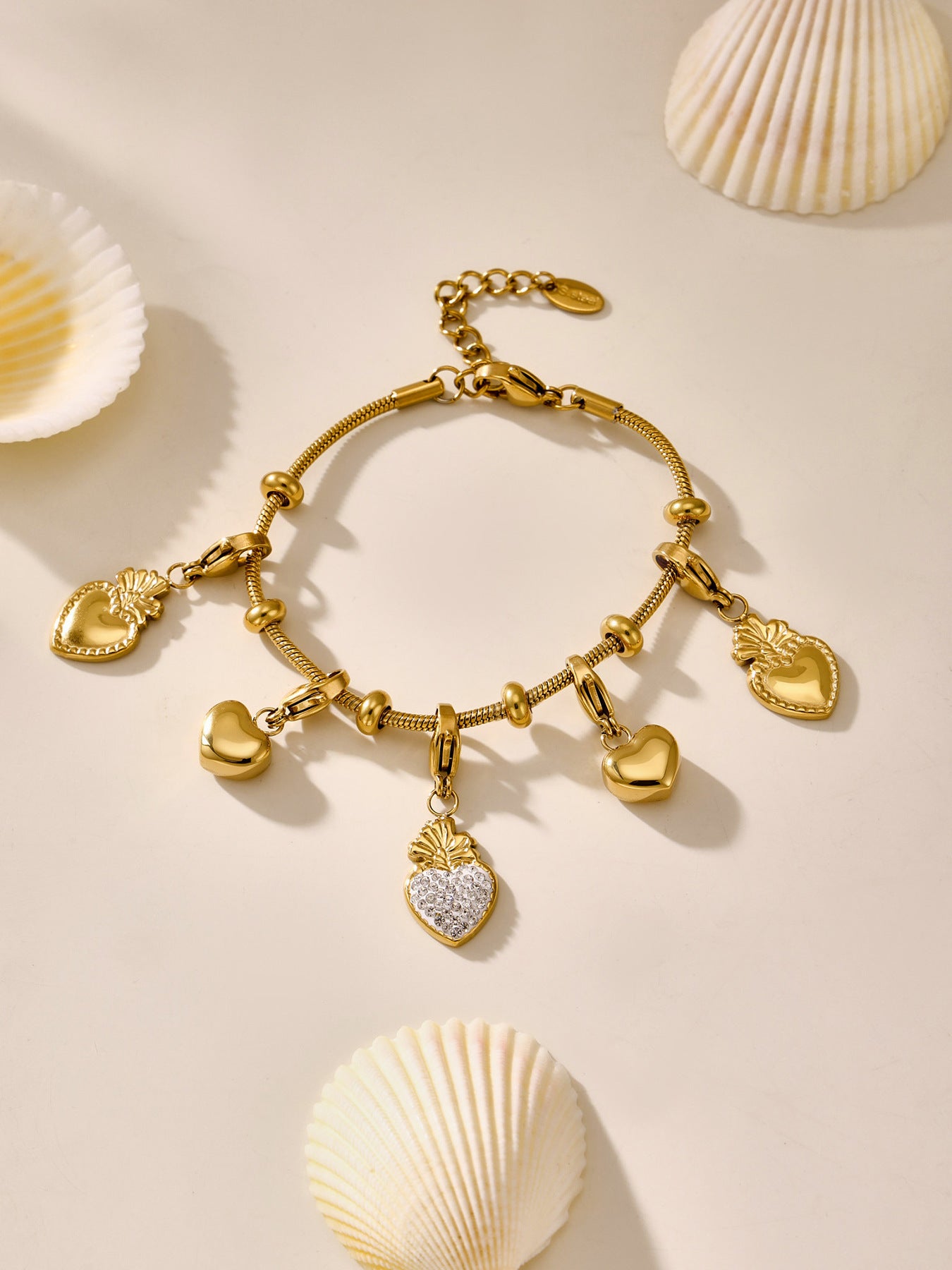 Planderful Tree Of Life Zircon Bracelet Women Stainless Gold