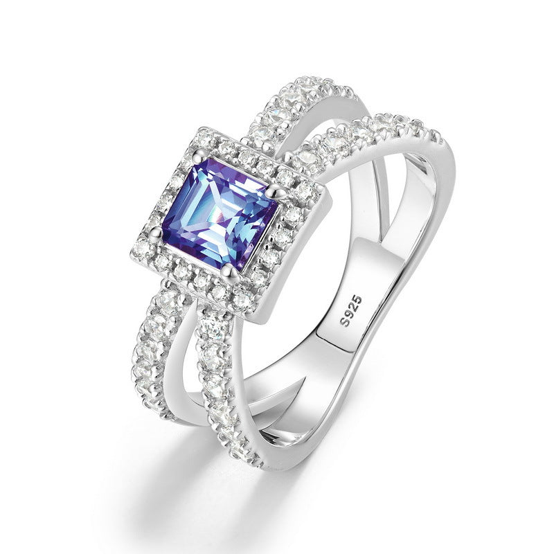 Planderful Jewelry Sterling Silver Alexandrite Ring