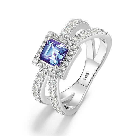 Planderful Jewelry Sterling Silver Alexandrite Ring